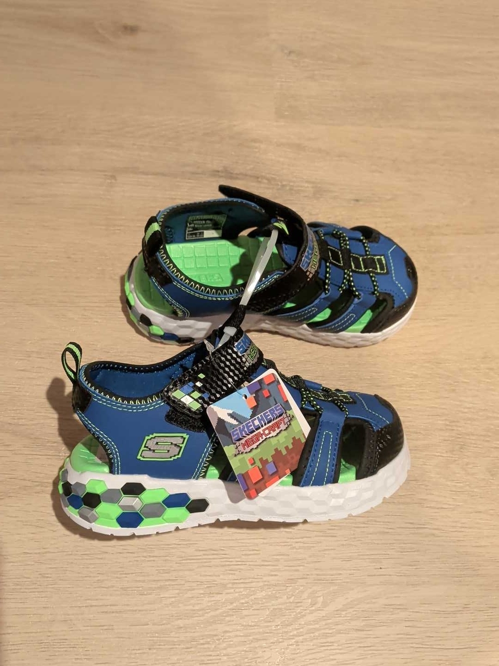 Skechers Kids Blue & Green Sport Sandals